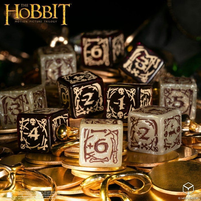 Q Workshop El Hobbit: Pack de 10 Dados D6 Goblins