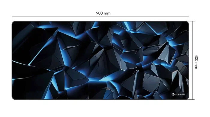 SUBBLIM Alfombrilla de ratón Gaming Blue Obsidian XL - Superficie textil micro-texturizada, base antideslizante, bordes reforzados, 900x400x3 mm SUBBLIM Alfombrilla de ratón Gaming Blue Obsidian XL - Superficie textil micro-texturizada, base antideslizante, bordes reforzados, 900x400x3 mm