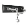 LogiLink BP0090 Soporte para 3 Monitores 17'-27' Plata