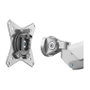 LogiLink BP0090 Soporte para 3 Monitores 17'-27' Plata