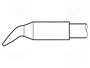 JBC TOOLS Pico destornillador acodado 1,2x0,7mm