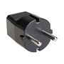Solera Clavija tipo f 16A 250V T/TL 4,8mm Negra 6428n