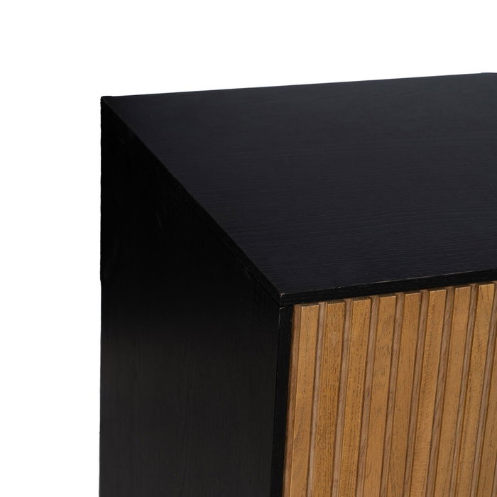 Ixia Aparador Negro-Natural Orleans 204 x 40 x 81,50 cm