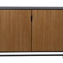 Ixia Aparador Negro-Natural Orleans 204 x 40 x 81,50 cm