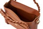 Lucky Bees Bolsa de Hombro Color Tan Cuero de Polivinilo