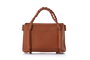 Lucky Bees Bolsa de Hombro Color Tan Cuero de Polivinilo
