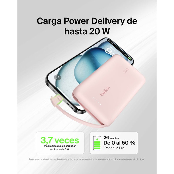 Powerbank Belkin BPB021HQPK Rosa 10000 mAh