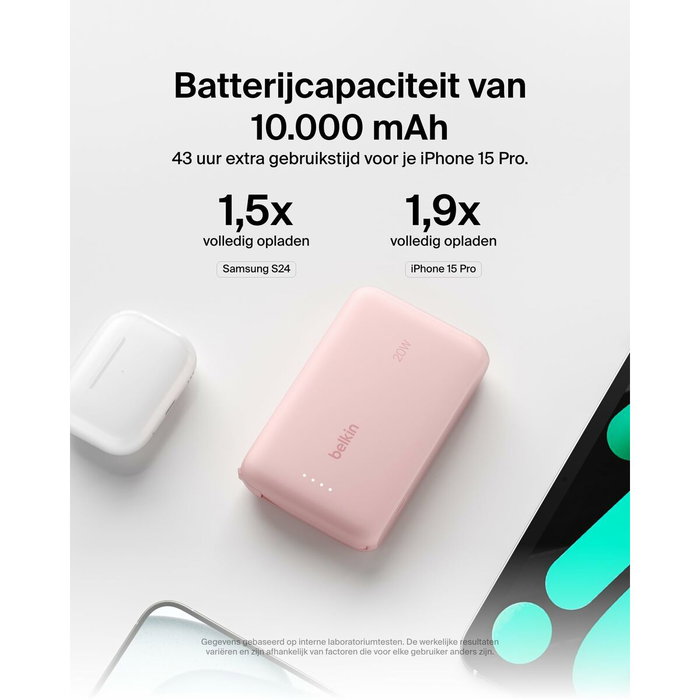 Powerbank Belkin BPB021HQPK Rosa 10000 mAh