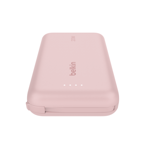 Belkin Batería Externa Boost Charge 10000 mAh Rosa con Cable USB-C Integrado Belkin Batería Externa Boost Charge 10000 mAh Rosa con Cable USB-C Integrado