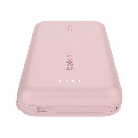 Belkin Batería Externa Boost Charge 10000 mAh Rosa con Cable USB-C Integrado Belkin Batería Externa Boost Charge 10000 mAh Rosa con Cable USB-C Integrado