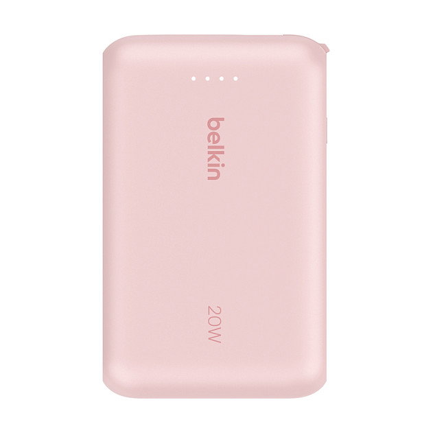Belkin Batería Externa Boost Charge 10000 mAh Rosa con Cable USB-C Integrado Belkin Batería Externa Boost Charge 10000 mAh Rosa con Cable USB-C Integrado