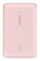 Belkin BPB021HQPK Powerbank 10000 mAh Carga Rápida 20W con Cable Integrado USB-C, Color Rosa