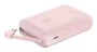Belkin BPB021HQPK Powerbank 10000 mAh Carga Rápida 20W con Cable Integrado USB-C, Color Rosa