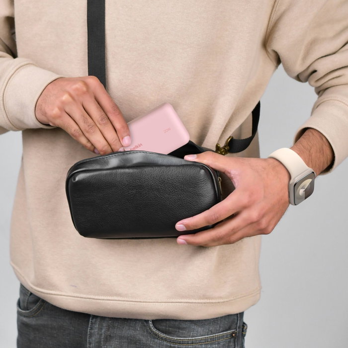 Belkin BPB021HQPK Batería Externa 10000 mAh Rosa con Carga de 20W
