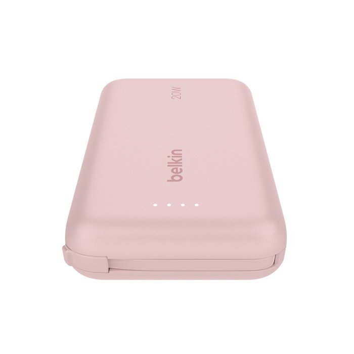 Belkin BPB021HQPK Batería Externa 10000 mAh Rosa con Carga de 20W