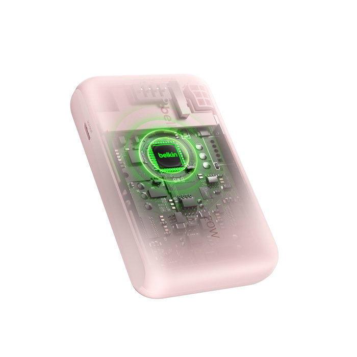 Belkin BPB021HQPK Batería Externa 10000 mAh Rosa con Carga de 20W