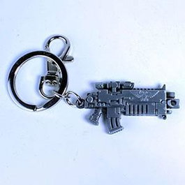 Warhammer 40K Llavero metálico Bolter Metallic Finish