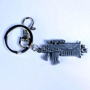Warhammer 40K Llavero metálico Bolter Metallic Finish Warhammer 40K Llavero metálico Bolter Metallic Finish