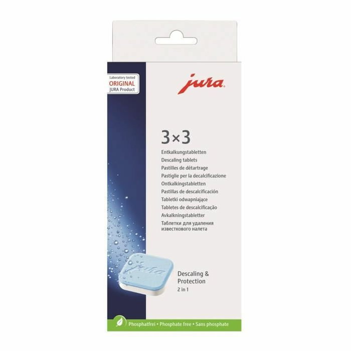 Jura Tabletas de Descalcificación de 2 Fases, 9 unidades