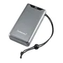 Intenso Power Bank 7332054 20000 mAh Gris con Carga Rápida PD 3.0 y QC 3.0, USB-C, Pantalla LCD y Cable Incluido