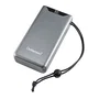 Intenso Power Bank 7332054 20000 mAh Gris con Carga Rápida PD 3.0 y QC 3.0, USB-C, Pantalla LCD y Cable Incluido