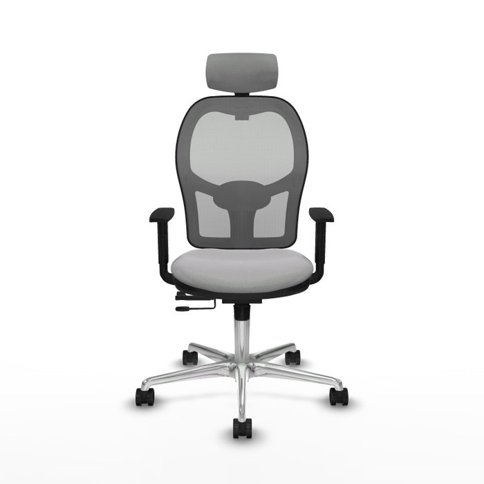 PIQUERAS Y CRESPO Silla de oficina Jorquera Gris con mecanismo Sincro/Traslack