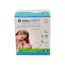 Farmaconfort Discos Lactancia Algodon 30 Unidades