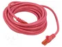 GOOBAY Patch cord Cat 6 U/UTP 5m Rosa
