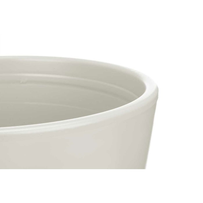 Ibergarden Set de 2 Macetas Cónicas de Cerámica Gris