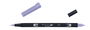 Tombow ABT-603 Rotulador Doble Punta Pincel Dual Brush Color Periwinkle Violeta