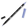 Tombow ABT-603 Rotulador Doble Punta Pincel Dual Brush Color Periwinkle