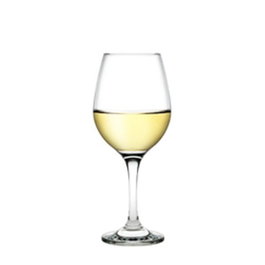 Pasabahce Copa Mesa Amber - Copa de Vidrio, Borde Grueso, 29 cl, 18.8 cm de Alto, Diámetro 7.8 cm (Set de 12)