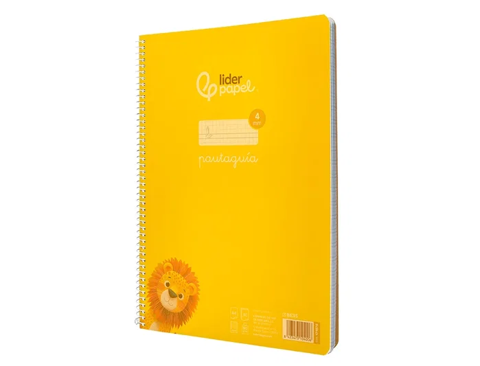 Liderpapel Cuaderno Espiral Pautaguía A4 Amarillo Liderpapel Cuaderno Espiral Pautaguía A4 Amarillo