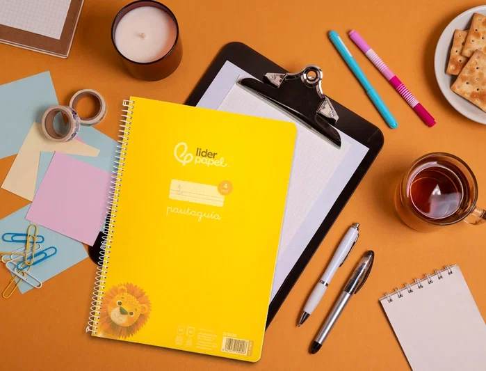 Liderpapel Cuaderno Espiral Pautaguía A4 Amarillo Liderpapel Cuaderno Espiral Pautaguía A4 Amarillo