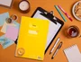 Liderpapel Cuaderno Espiral Pautaguía A4 Amarillo