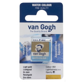 Van Gogh Acuarela Pastilla Oro Claro 802