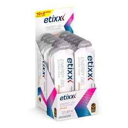 ETIXX Isotonic Energy Gel Sabor Naranja 12 Ud.