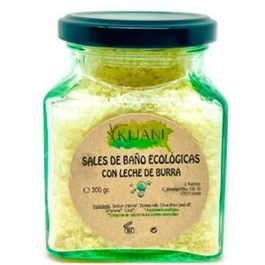 KIJANI Sales de Baño Leche de Burra 300Gr Artesanal Ecológico Certificado BIOINSPECTA