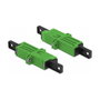 DeLOCK Acoplador de fibra óptica E2000 Simplex hembra a hembra Monomodo verde
