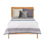 Colcha Reversible Gift Decor Azul Blanco Gris 240 x 260 cm 260 x 0,3 x 240 cm Hexágonos (6 Unidades)