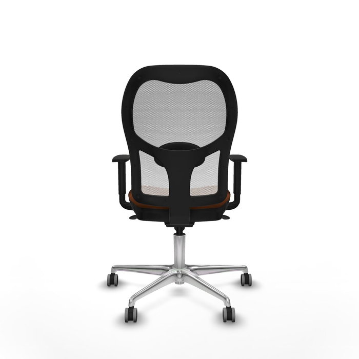 PIQUERAS Y CRESPO Silla de oficina Jorquera con mecanismo Sincro, Marrón y Blanco PIQUERAS Y CRESPO Silla de oficina Jorquera con mecanismo Sincro, Marrón y Blanco