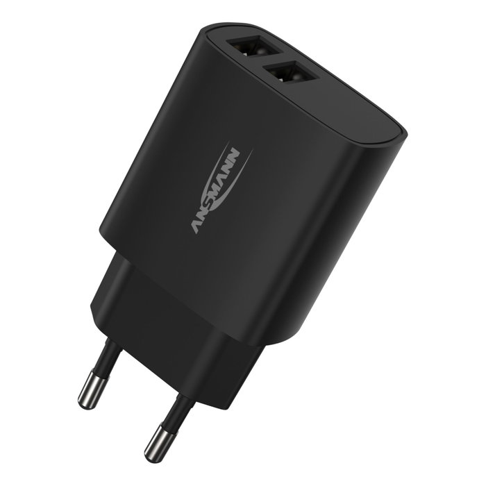 Ansmann Home Charger HC212 2xUSB 2400mA Negro Ansmann Home Charger HC212 2xUSB 2400mA Negro
