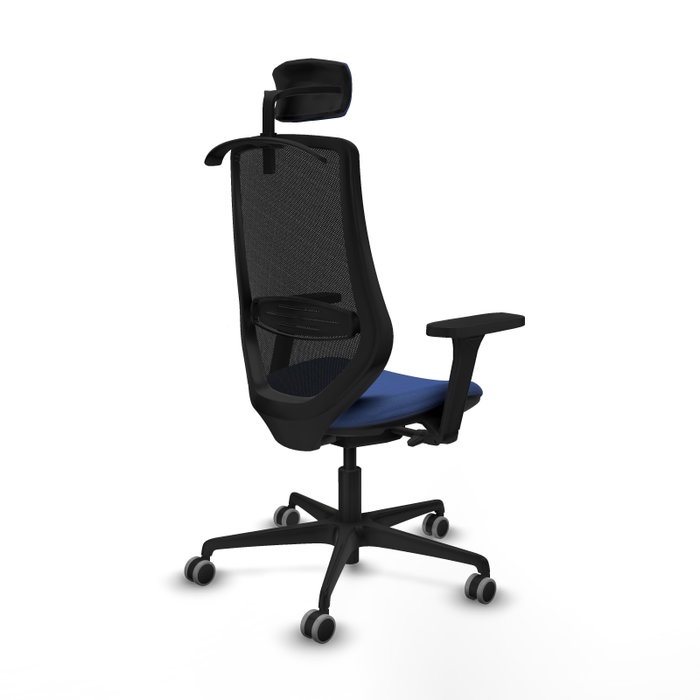 PIQUERAS Y CRESPO Silla de oficina Mardos con Mecanismo Sincro/Traslack Azul Marino