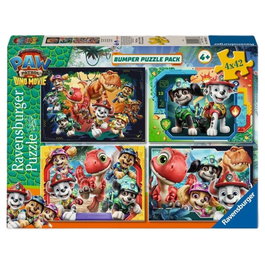 RAVENSBURGER Puzzle Dino Movie Patrulla Canina Paw Patrol 4x42pzs