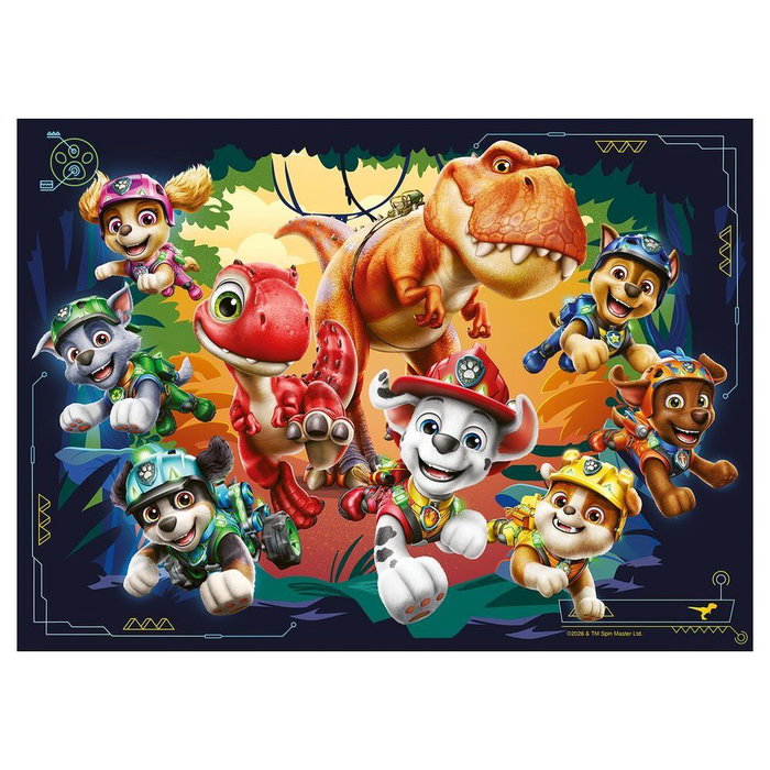RAVENSBURGER Puzzle Dino Movie Patrulla Canina Paw Patrol 4x42pzs