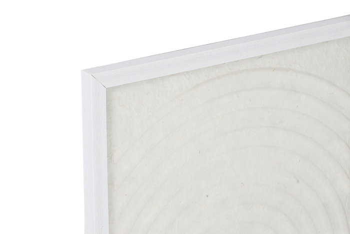DKD Home Decor Set de 2 Cuadros Modernos de Cristal y Papel Mache 35x35x2 cm