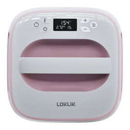 LOKLiK Easy Heat Press Rosa y Blanco