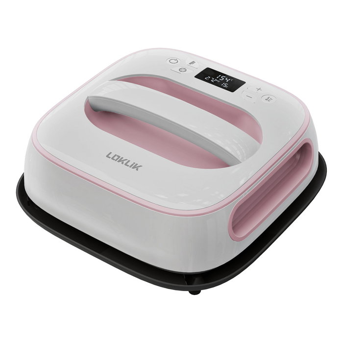 LOKLiK Easy Heat Press Rosa y Blanco