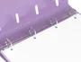 Liderpapel Carpeta con recambio A4 lavanda con 4 anillas mixtas 25mm