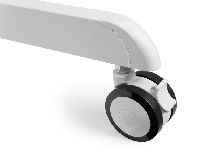 Vivolink Soporte Móvil VLFS3770 Giratorio Blanco, VESA 600x400, Pantallas 37"-70", hasta 70 kg